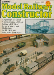 Model Railway Constructor Magazine (October 1981)