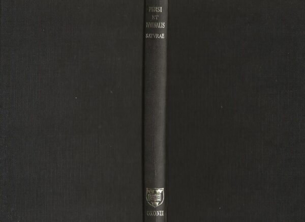 A Persi Flacci ET D.Ivni Ivvenalis: Satvrae (Hardcover)