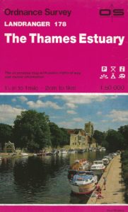 The Thames Estuary- Landranger 178 (Ordnance Survey Map)