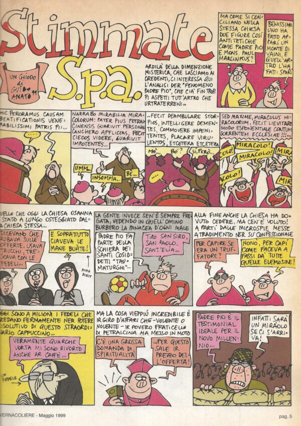 Livornocronaca il Vernacoliere - Maggio 1999 L.2.800 -Inner Page