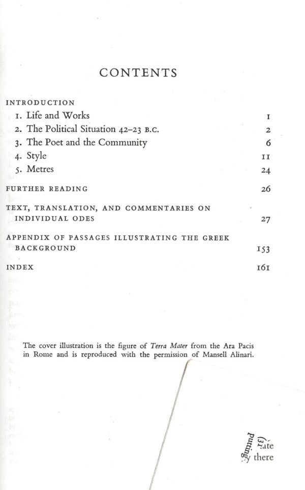The Third Book of Horace's Odes by Gordon Williams (Paperback) - Image 2