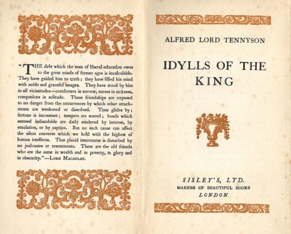 Idylls of the King by Alfred Lord Tennyson (Hardback) - Image 2
