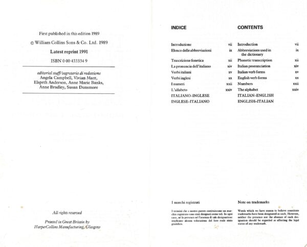 The Collins Paperback Italian Dictionary (Paperback) - Image 2