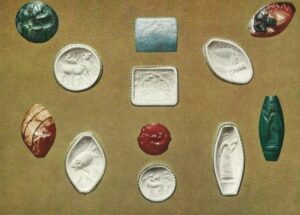 Cretan Seal Stones and Impressions - Middle and Late Minoan (Postcard) Front