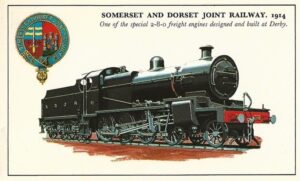 Somerset and Dorset Joint Railway 1914 - Special 2-8-0 Freight Engine Designed and Built at Derby- (Colourmaster International) Front