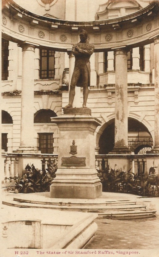 The Statue of Sir Stamford Raffles - Singapore -Front Cover