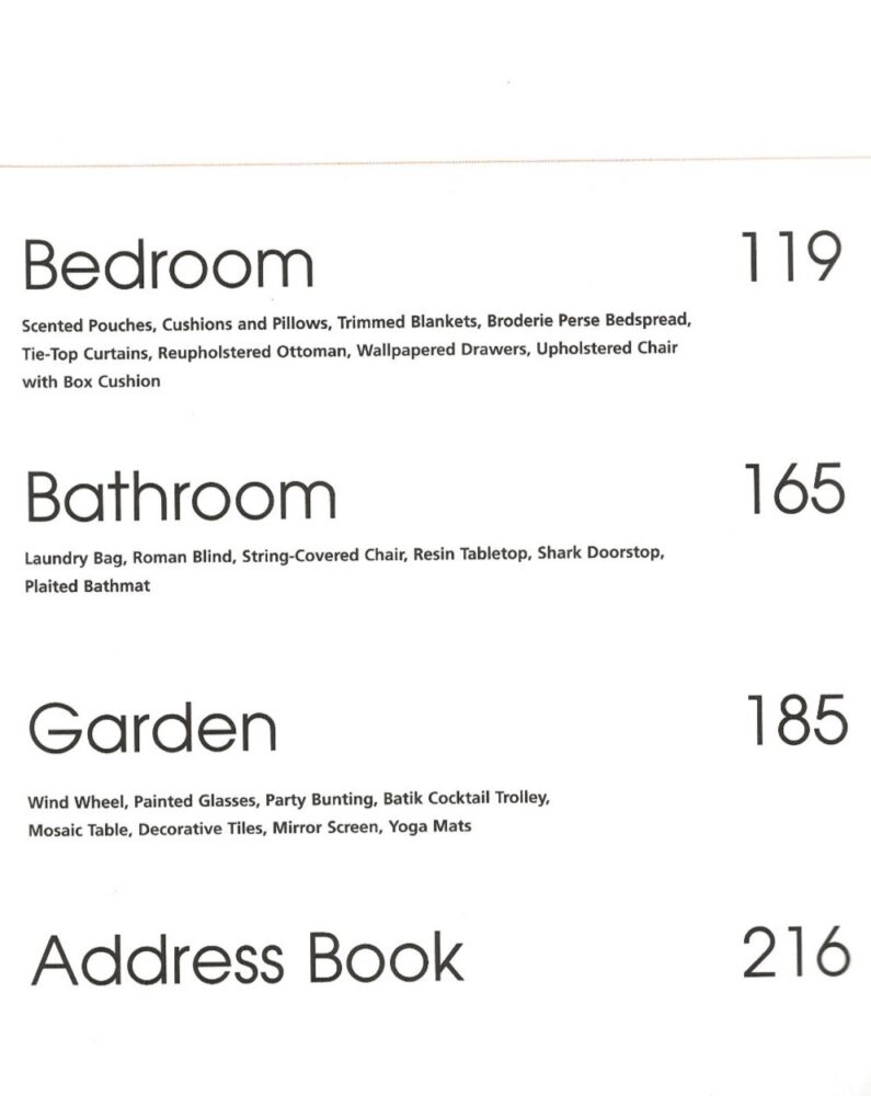 House Proud: Hip Craft for the Modern Homemaker (Paperback) - Contents Page 2