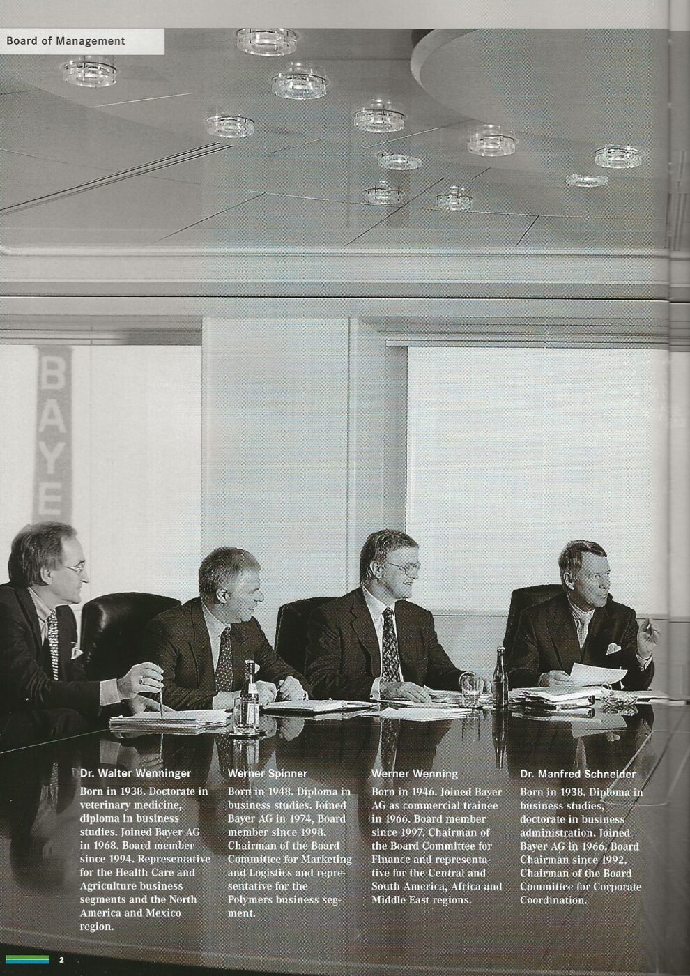Bayer 1998 Annual Report and Accounts - Image 4