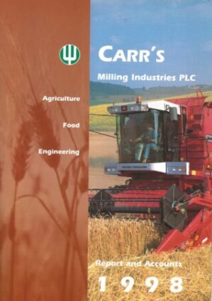 Carr's Milling Industries PLC Annual Report and Accounts 1998 -Front Cover