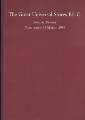 Great Universal Stores PLC 1999 Annual Report