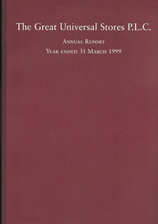Great Universal Stores PLC 1999 Annual Report